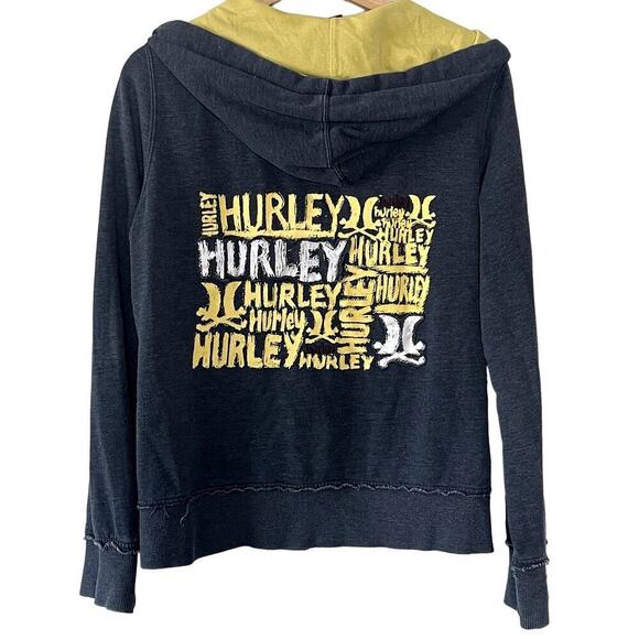 HURLEY FULL ZIP HOODIE JACKET‎ SIZE L - Picture 2 of 6